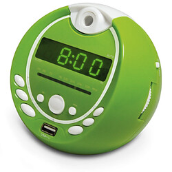 Metronic Radio réveil MP3 Gulli - 477017 - Vert