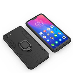 Acheter Wewoo Coque Housse de protection antichoc PC + TPU pour Vivo Y83, avec support d'anneau magnétique (noir)