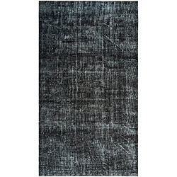 Vidal Tapis de laine 287x160 noir Ultra Vintage