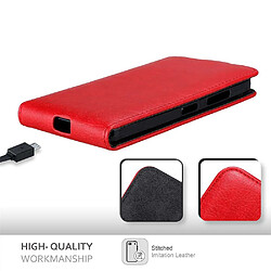 Cadorabo Coque Nokia Lumia 640 Etui en Rouge pas cher