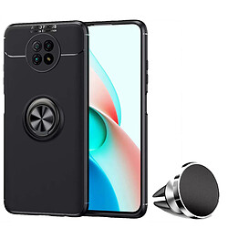 Xeptio Coque magnétique aimantée Housse Protection Xiaomi Redmi Note 9T 5G avec Support Stand Voiture Magnétique à Grille d'aération Universel sans Fil -