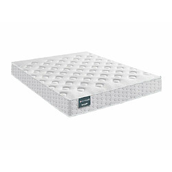 Avis Inside 75 Ensemble Dunlopillo 160*200 cm EUGEN 3 21 cm matelas mémoire de forme double sommier déco pieds gris