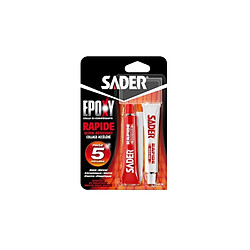 Colle bicomposante Sader Epoxy rapide