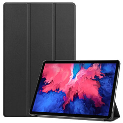 Etui en PU avec support tri-pliure noir pour votre Lenovo Xiao Xin Pad J606F