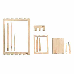 Rayher Kit de 3 cadres à tisser en bois