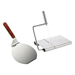 2x Cake Slicer Pizza Peel Lifter Paddle Pour Fromage Butter Toast Plateau De Service