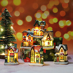 Allumez La Décoration De Noël LED Style De Village Miniature 3 pas cher