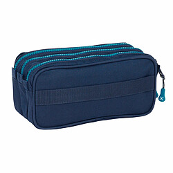 Acheter Trousse Fourre-Tout Triple Munich Nautic Blue marine 21,5 x 10 x 8 cm