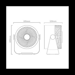 Avis Ventilateur Électrique 4000mAh Ventilateurs de Support De Circulation d'Air Rechargeables Ventilateur De Camping De Refroidissement d'Été Climatiseur Portable, Blanc