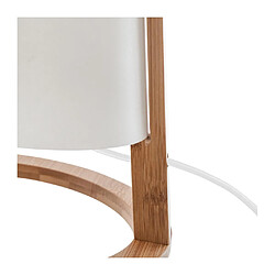 Atmosphera, Createur D'Interieur Lampe bambou H26 cm Blanc - ATMOSPHERA