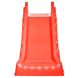 Avis vidaXL Toboggan pliable d'enfants Intérieur/Extérieur Rouge et jaune