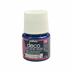 Pébéo Peinture Acrylique Opaque Brillante - Bleu Foncé - 45 ml