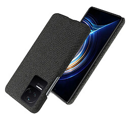 Coque en TPU + PU dissipation de la chaleur, noir pour votre Xiaomi Redmi K50/K50 Pro