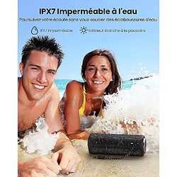 Avis Universal Conférencier Bluetooth surround stéréo portable YYH: 30W Woofer puissant, IPX7 imperméable, 12 heures de lecture (noir)