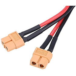 Avis XT60 Câble adaptateur batterie parallèle Câble 14Awg pour Rc Lipo (1 femelle à 2 mâles), 1 pièce