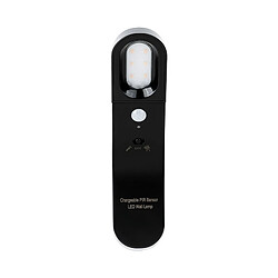 Wewoo Corps humain induction USB Veilleuse Contrôle de la lumière Maison intelligente Lampe murale LED de chevet chambre Blanc chaud 3000K Noir