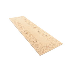 Vidal Tapis de couloir en laine 300x81 brun Darya