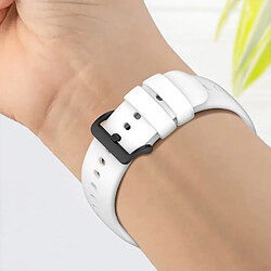 Acheter Avizar Bracelet pour Oppo Watch 3 Silicone Soft-Touch Sange à Trous blanc