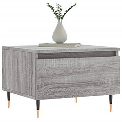 Avis Maison Chic Lot de 2 Tables basses,Table Console pour salon sonoma gris 50x46x35 cm bois d'ingénierie -MN98314