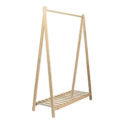 Helloshop26 Portemanteau niveau de rangement pin 148 x 106 x 38 cm naturel 03_0008177