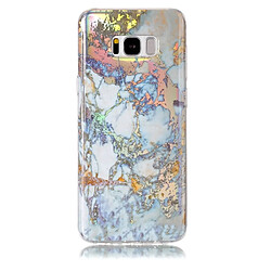 Wewoo Coque gris et or pour Samsung Galaxy S8 + / G955 Marbre Motif Doux Etui de Protection Arrière