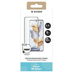 Protection d écran 2,5D en verre trempé BigBen Connected pour Honor 90 Smart GRS Transparent + SmartFrame pas cher