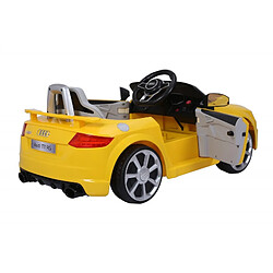 Audi TT RS Voiture Electrique Enfant (2x25W) 103x62x44 cm - Marche av/ar, Phares, Musique, Ceinture et Télécommande parentale pas cher