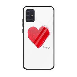 Coque en TPU verre de surface d'impression charmant pour votre Samsung Galaxy A51