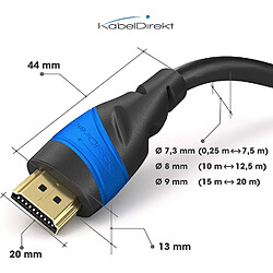 Cable HDMI 2.0 Or 4K 60Hz-18Gbps - 1m80 - Little Boutik©