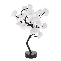 USB 24 LED Rose Tree Light Chambre Salon Saint Valentin Party Decor Blanc