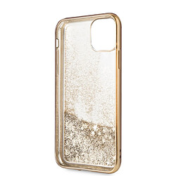 Avis Guess Maroquinerie Etui pour iPhone 11 Pro - Guess paillettes Or