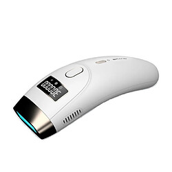 Chrono Épilation permanente au laser IPL avec refroidissement par glace indolore pour femmes et hommes, blanc