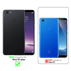 Cadorabo Coque Vivo V7 PLUS Etui en Bleu