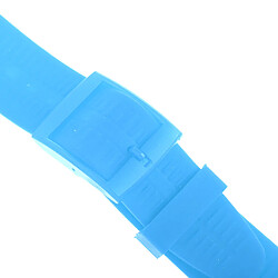 Acheter Bracelets de montre en caoutchouc de silicone de 19 mm imperméables bleu clair