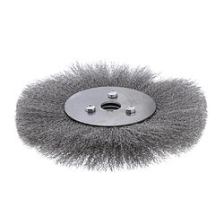 Meule abrasive en acier inoxydable pour fils 5, taille 100x16mm (diamètre du fil 0.15mm) pas cher