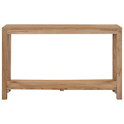 Maison Chic Table console | Meuble d'entrée | Table d'appoint 120 x 35 x 75 cm Bois de teck massif -GKD86766