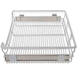 Acheter vidaXL Panier en treillis métallique 2 pcs 800 mm Argenté