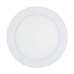 Ledkia Dalle LED 12W Ronde Extra-Plate Coupe Ø 155 mm Blanc froid 5000K