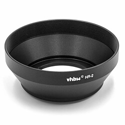 vhbw métal pare-soleil diffusion parasoleil noir pour objectif comme Nikon HR-2