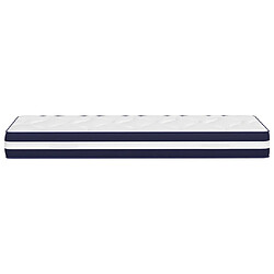 Avis vidaXL Matelas à ressorts ensachés dureté moyenne 90x200 cm