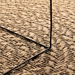 Avis vidaXL Tapis 160 cm aspect jute intérieur et extérieur