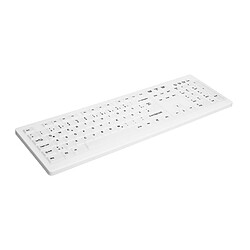 Cherry AK-C8100F-FUS-W/FR Clavier sans fil format standard étanche IP68 USB blanc