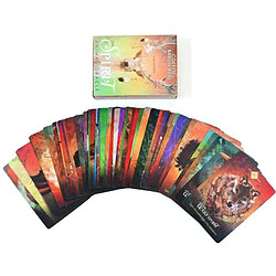 Acheter Universal Spiritual Animal Oracle: A 68 Deck English Tarot Game Party Family(Coloré)