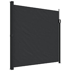 vidaXL Auvent latéral rétractable noir 200x600 cm