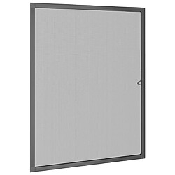 vidaXL Moustiquaire pour fenêtres Anthracite 100x120 cm