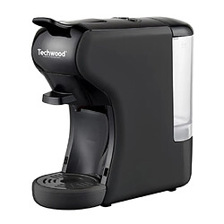 Techwood TCA-196N Machine à Capsule Arrêt Automatique 0.6L Réutilisable Verre Noir