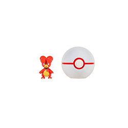 Jazwares Pokémon Clip'n'Go - Poké Balls Magby & Poké Ball