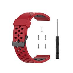 Bracelet En Silicone Pour Remplacement De Montre Intelligente Bushnell Neo Ion 1 Rouge + Noir pas cher