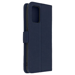 Avizar Étui Oppo A74 Protection avec Porte-carte Fonction Support bleu