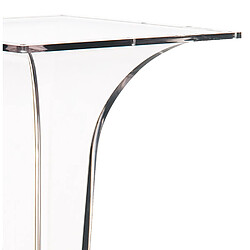 Avis Alterego Pied de table 'DIMO' 70 transparent très design